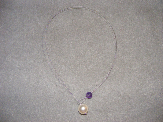 Halskette, Besonders zarte und wertvolle Colliers mit SWZP oder Edelsteinen